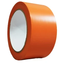 Lot de 1080 Rubans adhésifs PVC orange bâtiment 50 mm x 33 m - Rouleau adhésif TECPLAST