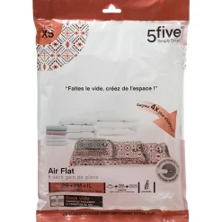 Lot de 5 sacs compresseurs d'air imprimé - Vert- 5five