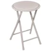 Lot de 2 tabourets d'appoint pliables en PVC