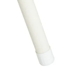 Lot de 2 tabourets d'appoint en métal et tissu chiné FLEXY