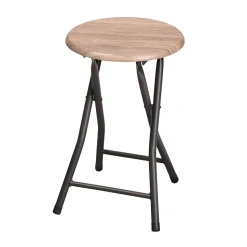 Lot de 2 Tabourets d'appoint pliables industriel