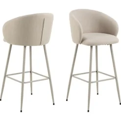 Lot de 2 tabourets de bar SÖREN