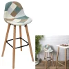 Lot de 2 Tabourets de bar Patchwork