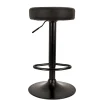 Lot de 2 Tabourets de bar hauteur réglable en simili