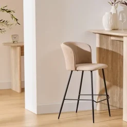 Lot de 2 tabourets de bar JASNY