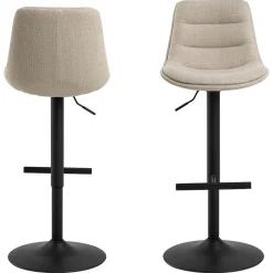 Lot de 2 tabourets de bar TORSTEN