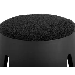 Lot de 3 tabourets Keystone avec assise en peluche