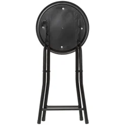 Lot de 2 Tabourets pliants avec effet velours