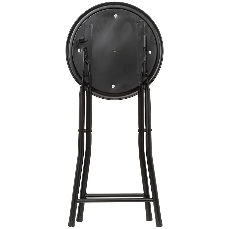 Lot de 2 Tabourets pliants avec effet velours