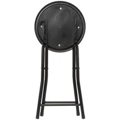 Lot de 2 Tabourets pliants avec effet velours