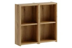 Lot de 2 étagères cube suspendues 60 x 57 cm NOVA chêne Coast Evoke