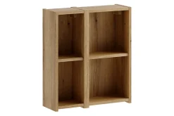 Lot de 2 étagères cube suspendues 50 x 57 cm NOVA chêne Coast Evoke