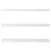 Lot de 3 étagères murales Stranda 80 x 20 x 4 cm blanc en.casa