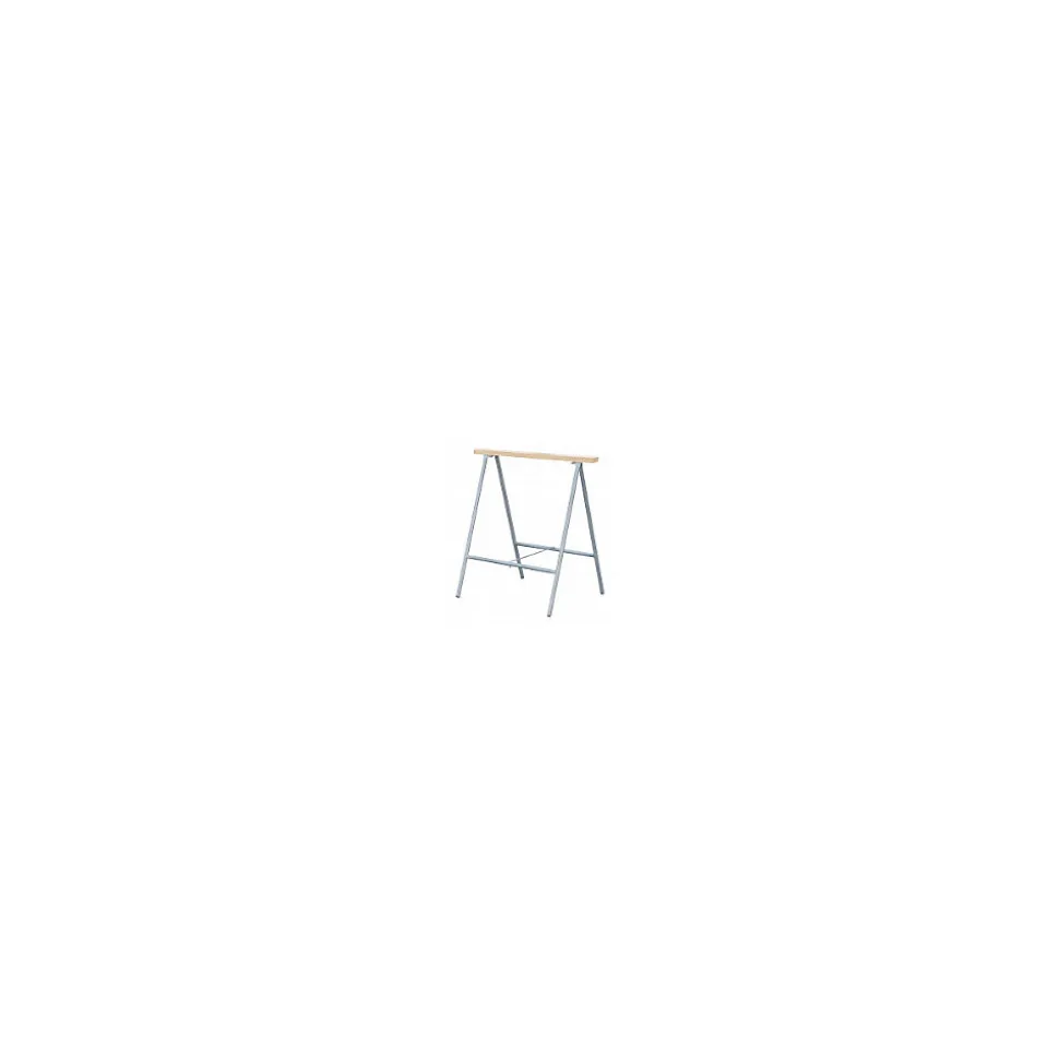 Lot de 2 Tréteaux bois/métal 850x800 - Outifrance