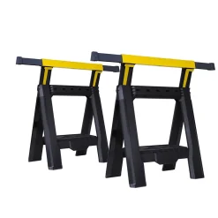Lot de 2 tréteaux pliables télescopiques charge max. 450 kg STANLEY