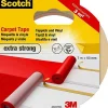 3M 42022050 Ruban adhésif double-face pour tapis Scotch blanc 50 mm x 20 m