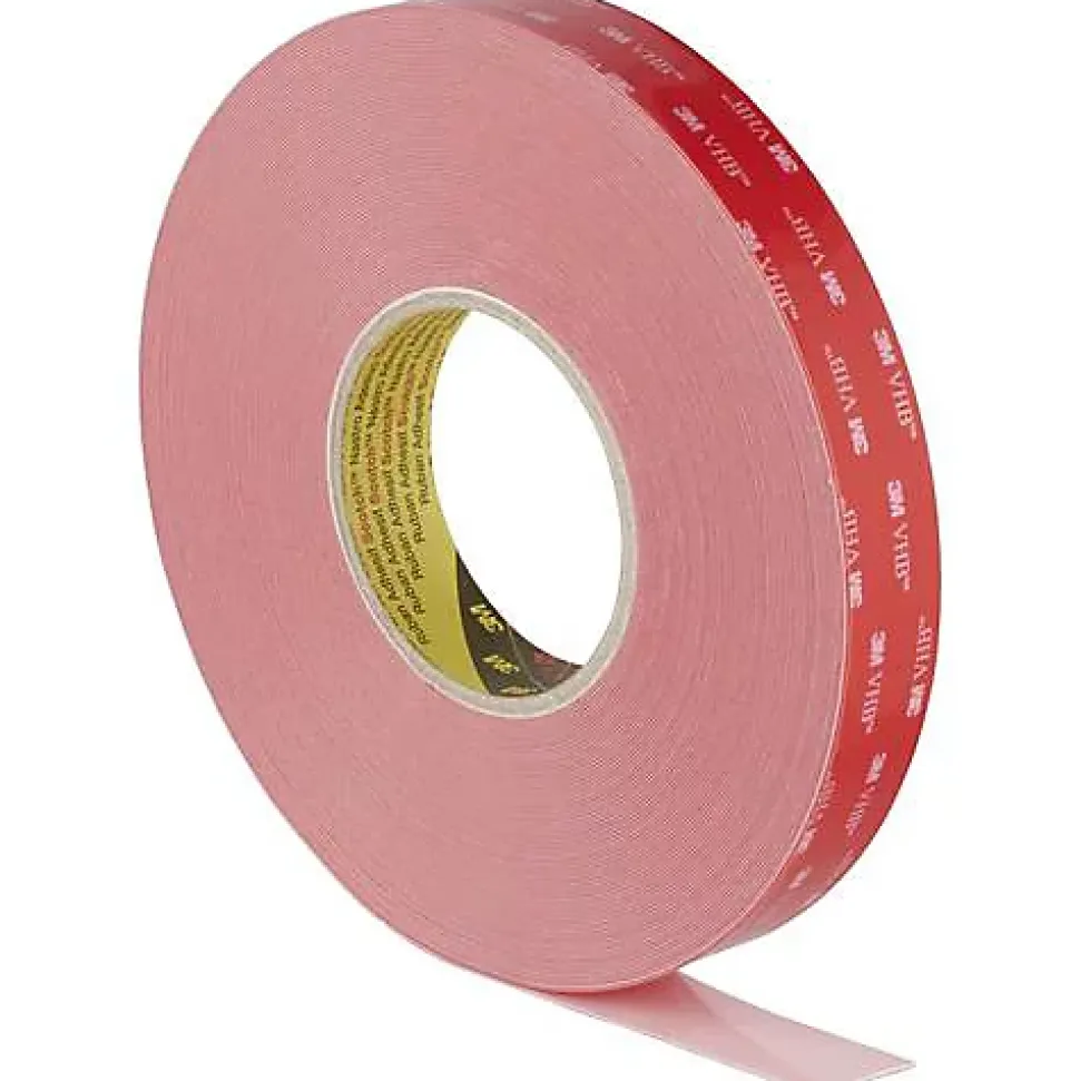 3M LSE6019 Ruban adhésif double-face blanc 33 m x 19 mm, ép. 0,6 mm