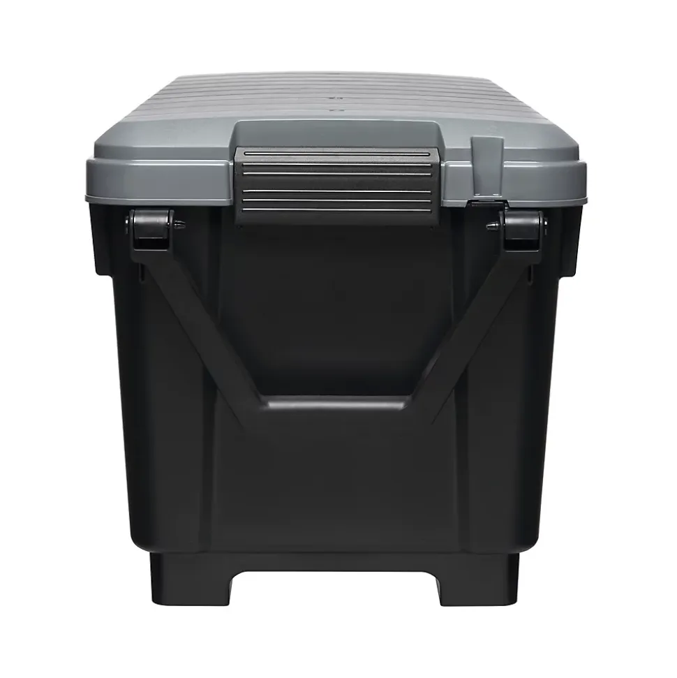 Malle de rangement 170 L Iris noir et gris avec couvercles