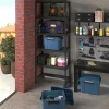 Malle de rangement 40 L Keter Scuba bleu et noir avec couvercle l.49,2 x H.49,5 x P.39 cm vendue par 3 pièces