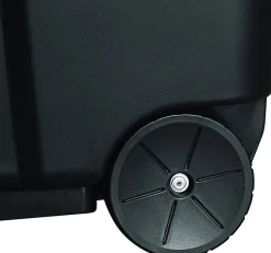 Malle de Rangement plastiques résistante 170L, A l'unité, Noir, SIA-1000, Iris Ohyama