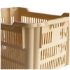Manne à viennoiseries empilable et emboîtable 610 x 500 x 360 mm - 75 L - beige