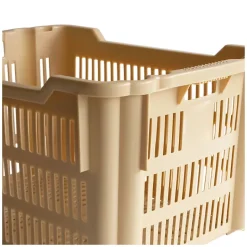 Manne à viennoiseries empilable et emboîtable 610 x 500 x 360 mm - 75 L - beige