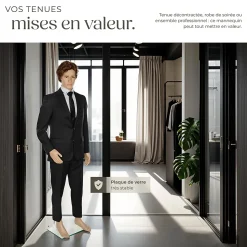 Mannequin de vitrine en Plastique Démontable