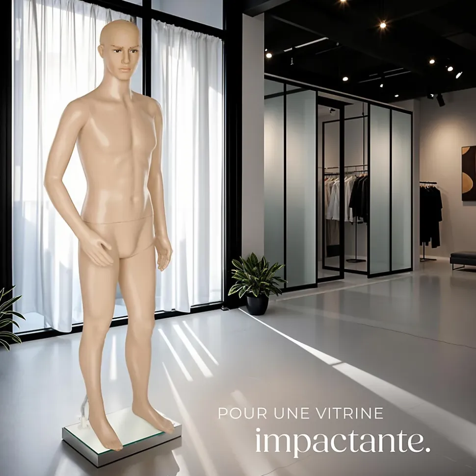 Mannequin de vitrine en Plastique Démontable