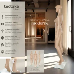Mannequin de vitrine en Plastique Démontable