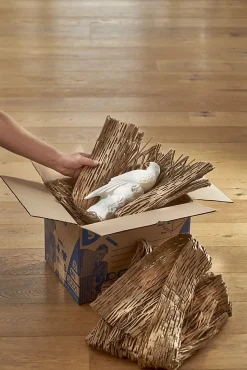 Matelas tressé en carton nid d'abeilles Mottez