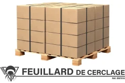 Méduze - Lot 2 x feuillard de cerclage noir 12 mm x 1500 m - En polypropylène - Recyclable - Polyvalent