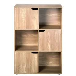 Meuble à 6 cases avec trois portes - Modu