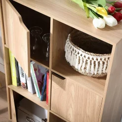 Meuble à 6 cases avec trois portes - Modu