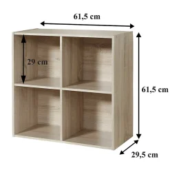 Meuble 4 Cases H61,5 cm - COMPO