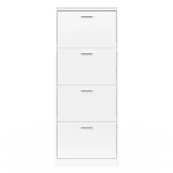 Meuble à chaussures 24 paires KLARK 4 portes blanc