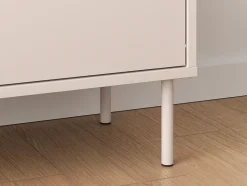 Meuble à chaussures 1 portes 69 cm grège DIOCE
