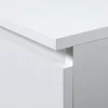 Meuble à chaussures AKORD Blanc 60 cm 3 portes façade Blanche 3 étagères 60x28,5x113 cm