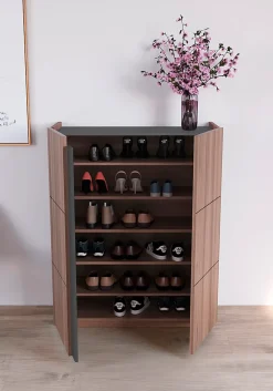 Meuble à chaussures en mélamine, Hessa