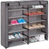 Meuble à chaussures en tissu VIOLA, 12 tablettes