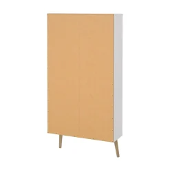 Meuble à chaussures Fung, Meuble à chaussures, Armoire d'entrée polyvalente, Rangement pour chaussures, 70x24 h139 cm, Blanc