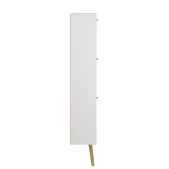 Meuble à chaussures Fung, Meuble à chaussures, Armoire d'entrée polyvalente, Rangement pour chaussures, 70x24 h139 cm, Blanc