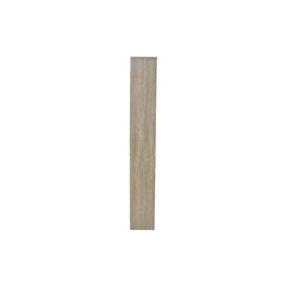 Meuble à chaussures MEXICO 4 tiroirs avec miroirs Coloris chene sonoma Rangement vertical contemporain