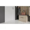 Meuble à chaussures style scandinave entrée - 60x35x49 - Banc avec rangement-PARMI