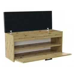 Meuble à chaussures style scandinave entrée - 100x35x49 - Banc avec rangement-PARMI
