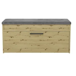 Meuble à chaussures style scandinave entrée - 100x35x49 - Banc avec rangement-PARMI
