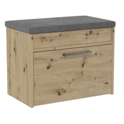 Meuble à chaussures style scandinave entrée - 60x35x49 - Banc avec rangement-PARMI