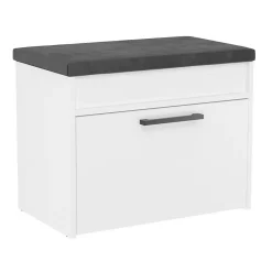Meuble à chaussures style scandinave entrée - 60x35x49 - Banc avec rangement-PARMI