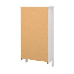 Meuble à chaussures Tisoy, Meuble à chaussures, Armoire d'entrée polyvalente, Rangement pour chaussures, 54x25 h103 cm, Blanc