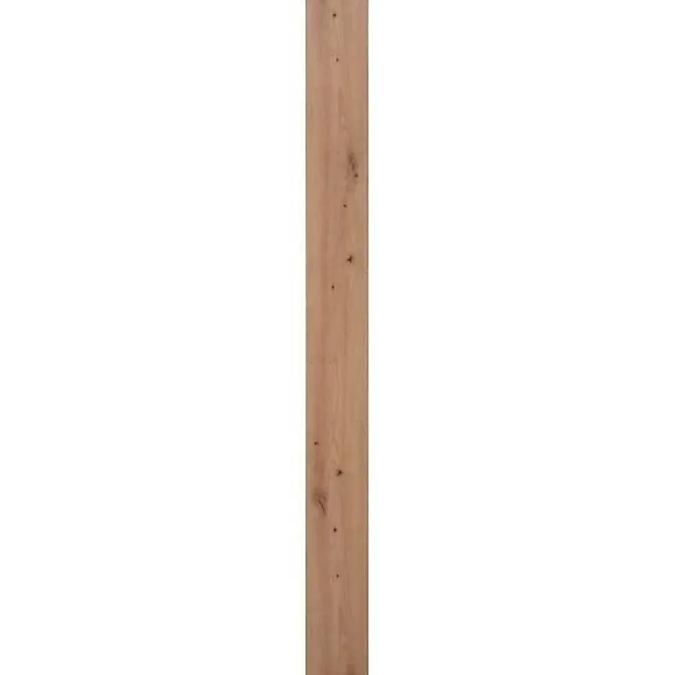 Meuble a chaussures - KOBLENZ - Chene artisan - 58 x 177 x 17 cm - 5 abattants - Facade miroir