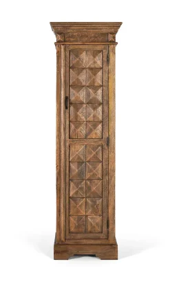 Meuble bar avec porte d'entrée en bois de manguier